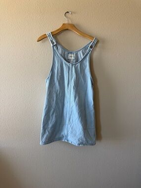 Forever 21 Light Blue Denim Mini Dress with Pockets!